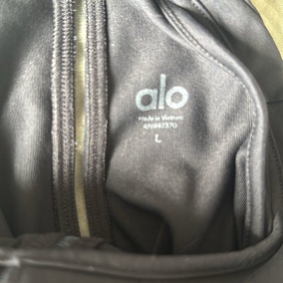 Alo High Neck Black Tank Top - Picture 6 of 7